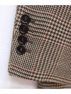 Men's Glen Check Jacket Brown MQ415BTD C018 - BRUNELLO CUCINELLI - BALAAN 3