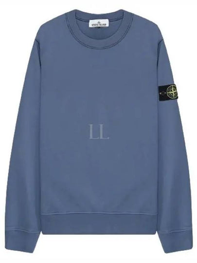 Wappen Patch Crew Neck Sweatshirt Dark Blue - STONE ISLAND - BALAAN 2