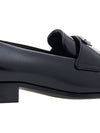 Brushed Leather Loafers Black - PRADA - BALAAN 11