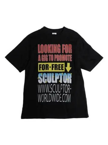 Looking for Free Short Sleeve T Shirt Black - SCULPTOR - BALAAN 1