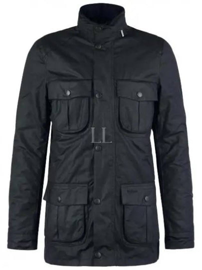 Corbridge Wax Zip-Up Jacket Black - BARBOUR - BALAAN 2