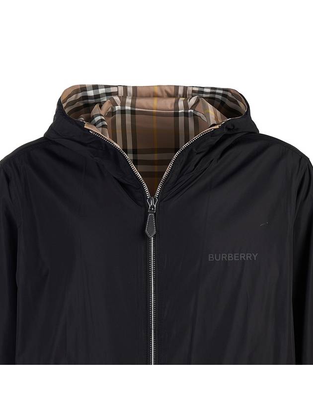 Vintage Check Reversible Hooded Jacket Beige - BURBERRY - BALAAN 9