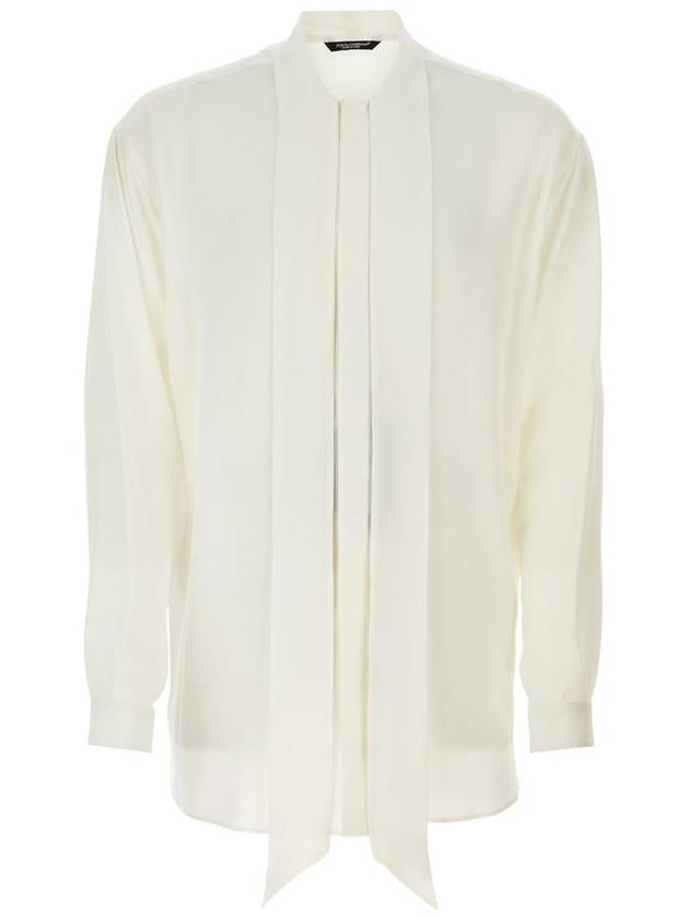 Long Sleeve Shirt G5LR8TFU1ZC W0800 BIANCO OTTICO - DOLCE&GABBANA - BALAAN 2