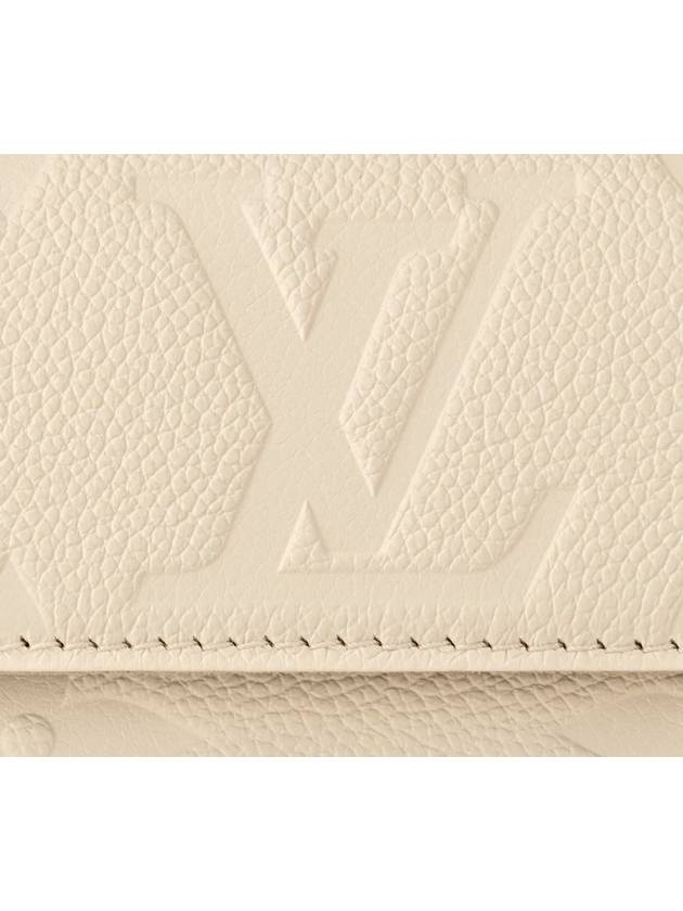 Ivy Monogram Empreinte Chain Long Wallet Beige - LOUIS VUITTON - BALAAN 7