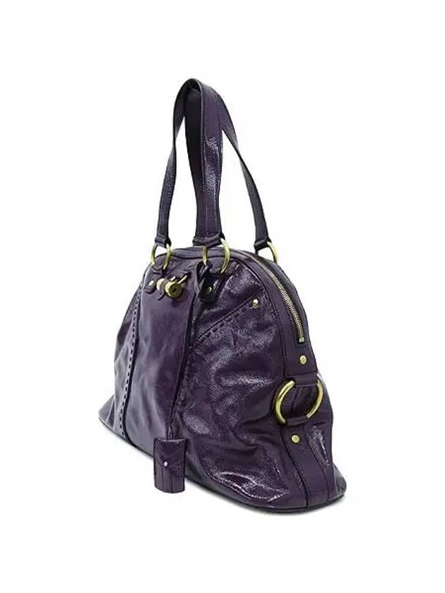 YSL Yip 156464 Muse Purple Patent L Tote Bag - SAINT LAURENT - BALAAN 3