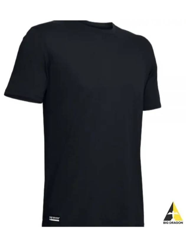 Men's Tactical Cotton Short Sleeve T Shirt Black - UNDER ARMOUR - BALAAN 2