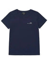 Item Logo Crew Neck Short Sleeve T-Shirt Navy - A.P.C. - BALAAN 3