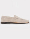 Men's Suede Rubber Sole Loafers Sand - BRUNELLO CUCINELLI - BALAAN 3