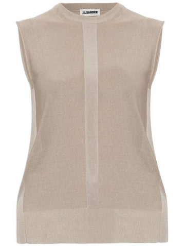 JIL SANDER Sleeveless Top, Women's, Grey - JIL SANDER - BALAAN 1