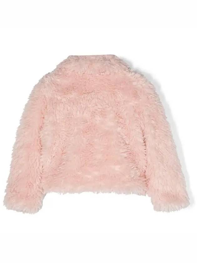 Stella Kids Eco Fur Jacket Pink - STELLA MCCARTNEY - BALAAN 3