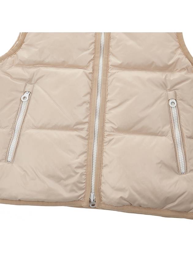 Logo Down Vest Beige - DUVETICA - BALAAN 10