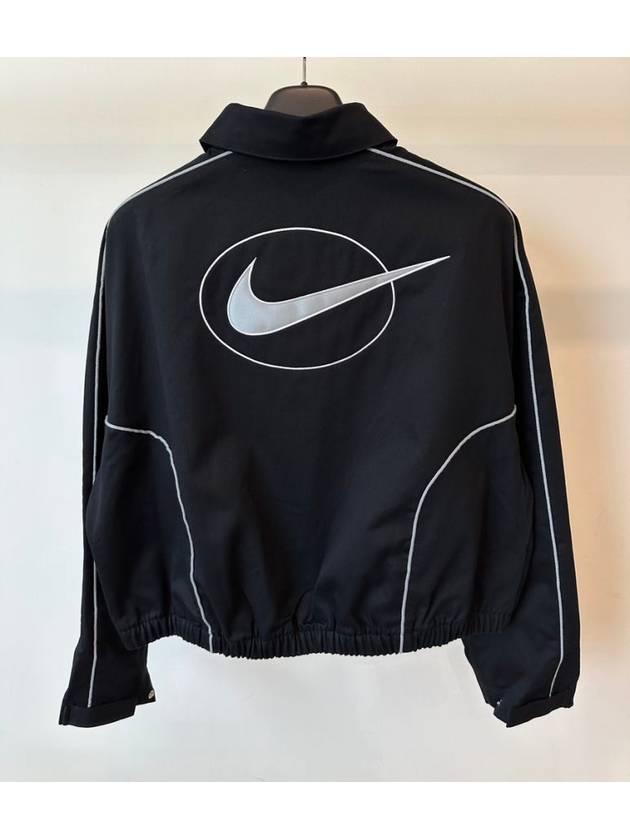 NSW Woven Bomber Jacket Black - NIKE - BALAAN 7