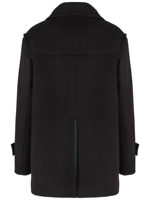 Batavia wool double coat black - GUCCI - BALAAN 3