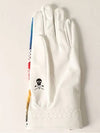 Golf Gloves Left Hand Men Women Rainbow Skull White Rounding - MARK & LONA - BALAAN 3