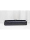 Crocodile leather gold logo flap clutch 326079 - SAINT LAURENT - BALAAN 6