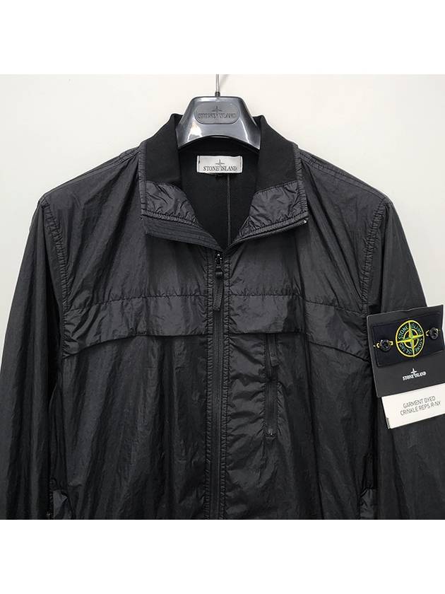 Garment Dyed Crinkle Reps R Nylon Jacket Black - STONE ISLAND - BALAAN 5