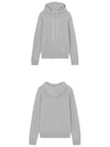 Grey Fox Head Patch Classic Hoodie Grey Melange - MAISON KITSUNE - BALAAN 5