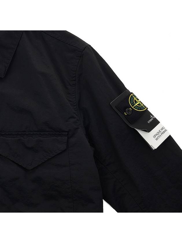 Waffen Patch Jacket Black - STONE ISLAND - BALAAN.