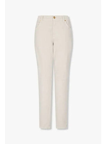 10 ePoint Women s Tapered Easy Denim Pants Ivory - BRUNELLO CUCINELLI - BALAAN 1