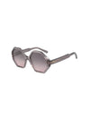 Eyewear Hexa Acetate Sunglasses Grey - SALVATORE FERRAGAMO - BALAAN 1