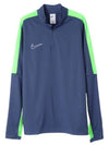 Dri Fit Academy 1 4 Zip Up Long Sleeve T-Shirt Blue - NIKE - BALAAN 2