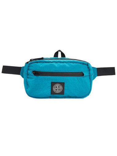 Kids Hip Sack Cross Bag Blue - STONE ISLAND - BALAAN 1