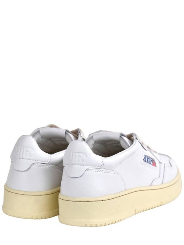 Medalist Leather Low Top Sneakers White - AUTRY - BALAAN 3