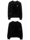 Fox Head Patch Adjusted Sweatshirt Black - MAISON KITSUNE - BALAAN 6