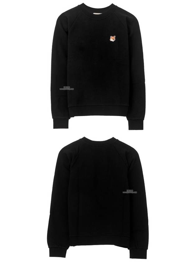 Fox Head Patch Adjusted Sweatshirt Black - MAISON KITSUNE - BALAAN 6