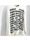 Lettuce lettering knit sweater - LOUIS VUITTON - BALAAN 3