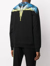 Lime Wing Crew Neck Sweatshirt Black - MARCELO BURLON - BALAAN 6