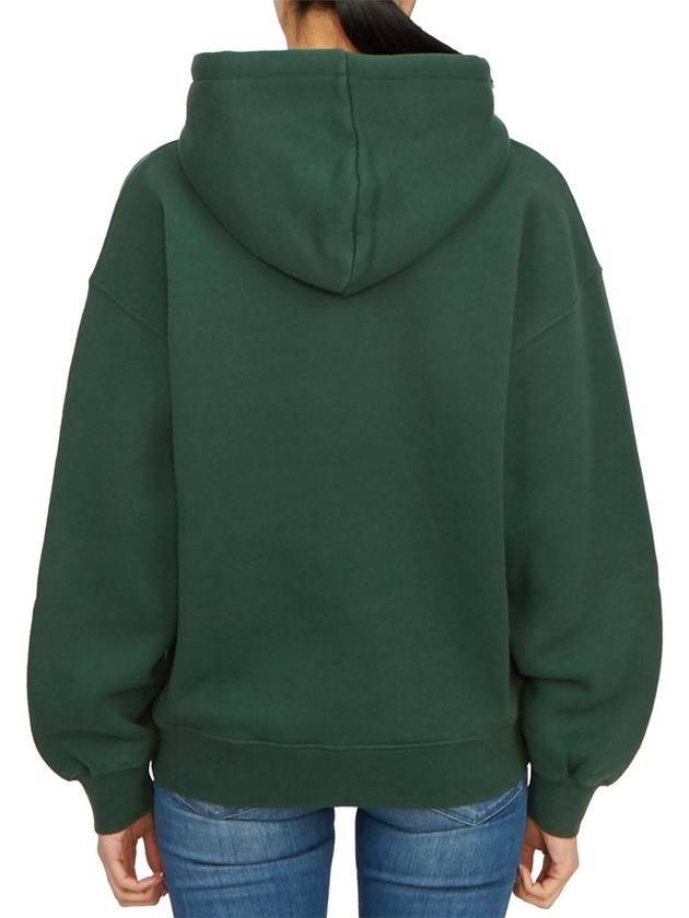 Bold Head Fox Patch Comfort Hooded Bottle Green - MAISON KITSUNE - BALAAN 5