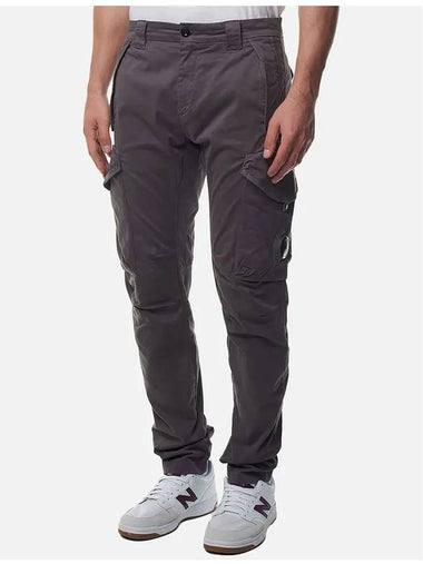 Stretch Sateen Ergonomic Lens Cargo Straight Pants Purple - CP COMPANY - BALAAN 1