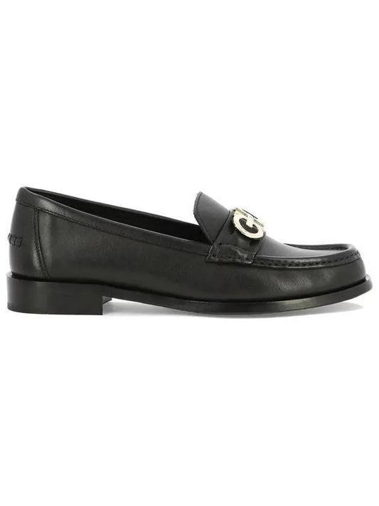 Women's Ofelia Gancini Ornament Loafer Black - SALVATORE FERRAGAMO - BALAAN 2