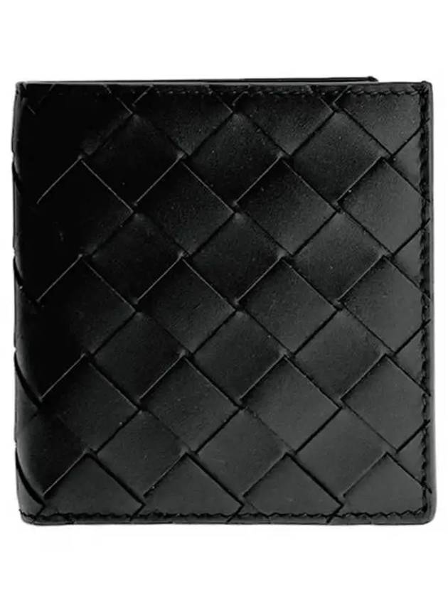 Intrecciato Slim Half Wallet Black - BOTTEGA VENETA - BALAAN 2