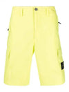 Cargo Bermuda Shorts Neon - STONE ISLAND - BALAAN 2