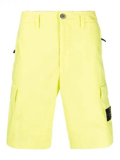 Cargo Bermuda Shorts Neon - STONE ISLAND - BALAAN 2