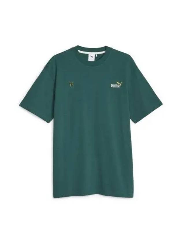 No 1 Logo Celebration Short Sleeve T Shirt Green 621739 43 - PUMA - BALAAN 1