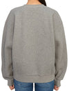 Women's Bold Fox Head Patch Comfort Sweatshirt Medium Grey Melange - MAISON KITSUNE - BALAAN 5