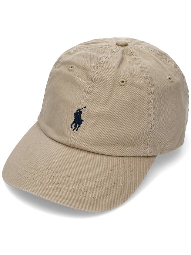 Embroidered Pony Ball Cap Beige - POLO RALPH LAUREN - BALAAN 2