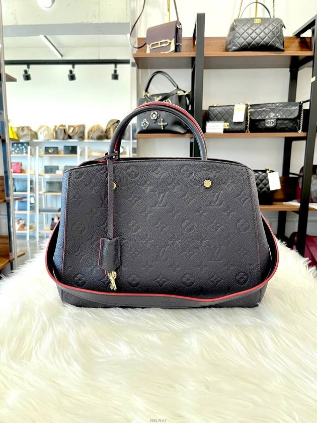 Daol Merchant Store Montaigne MM Empreinte Navy M42746 Condition A - LOUIS VUITTON - BALAAN 4