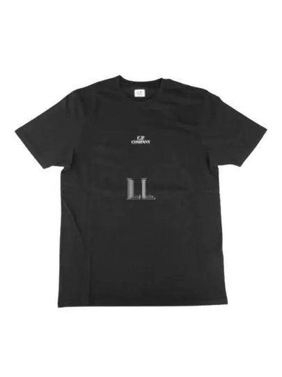 30/1 Jersey Graphic Short Sleeve T-Shirt Black - CP COMPANY - BALAAN 2