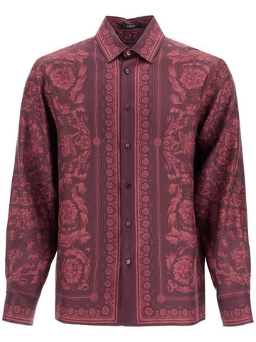 baroque silk shirt - VERSACE - BALAAN 1