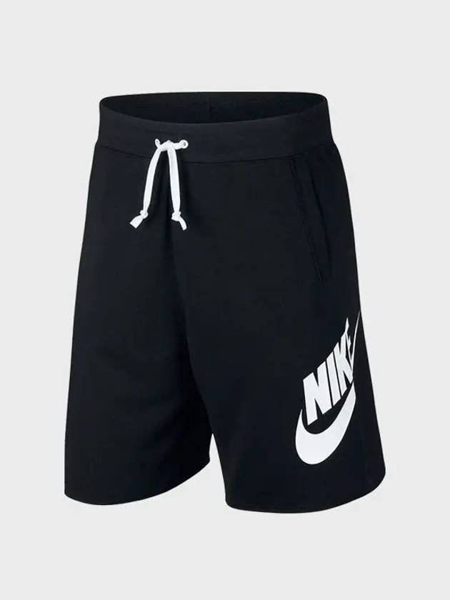 Sportswear French Terry Shorts Black - NIKE - BALAAN 3