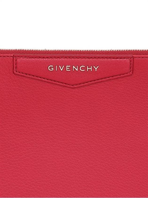 Large leather clutch strawberry red BC06822012 621 - GIVENCHY - BALAAN 3