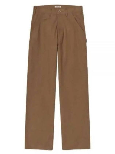 Straight Pants A23AP02MN Brown - AURALEE - BALAAN 1