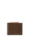 Paisley Print Half Wallet Brown - ETRO - BALAAN 1