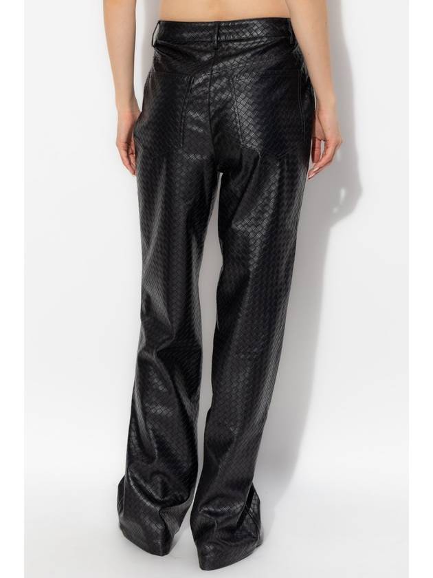 ROTATE Eco Leather Trousers, Women's, Black - ROTATE - BALAAN 4