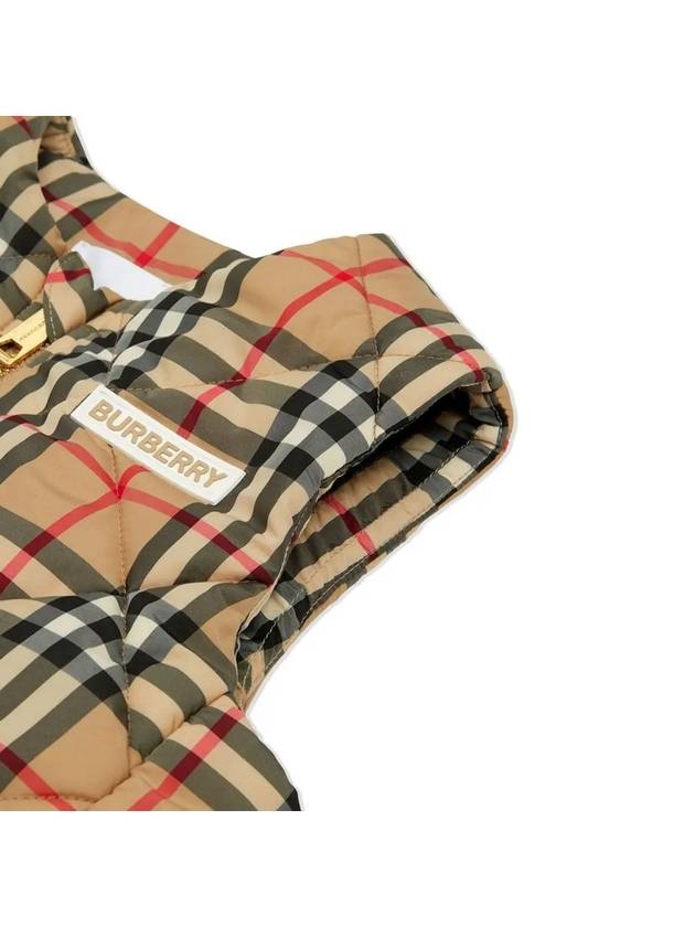 Kids Women s Logo Vintage Check Quilted Vest 8053908 - BURBERRY - BALAAN 4