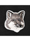 Grey Fox Head Patch Classic Sweatshirt Black - MAISON KITSUNE - BALAAN 5